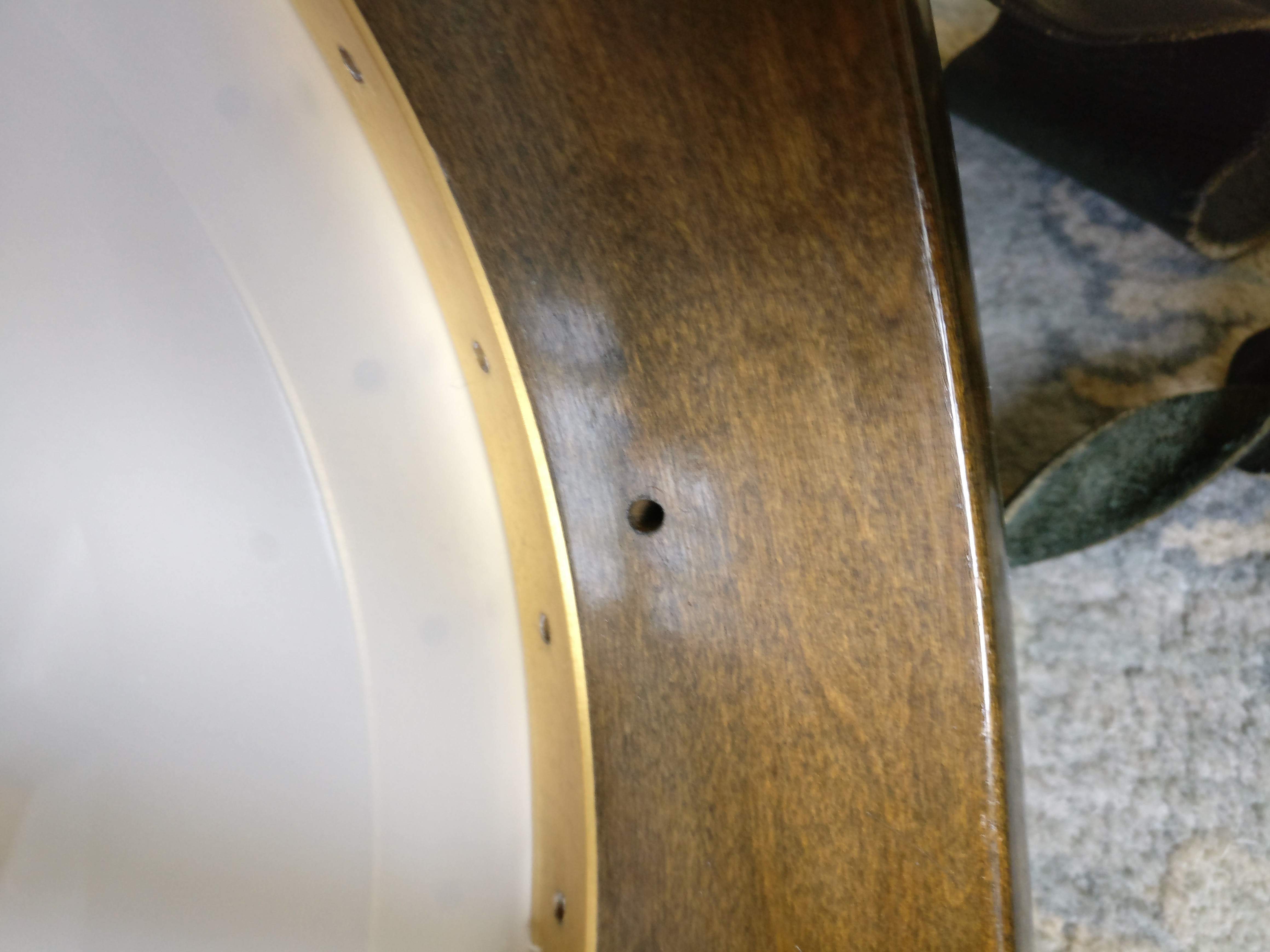 Armrest mute hole never used